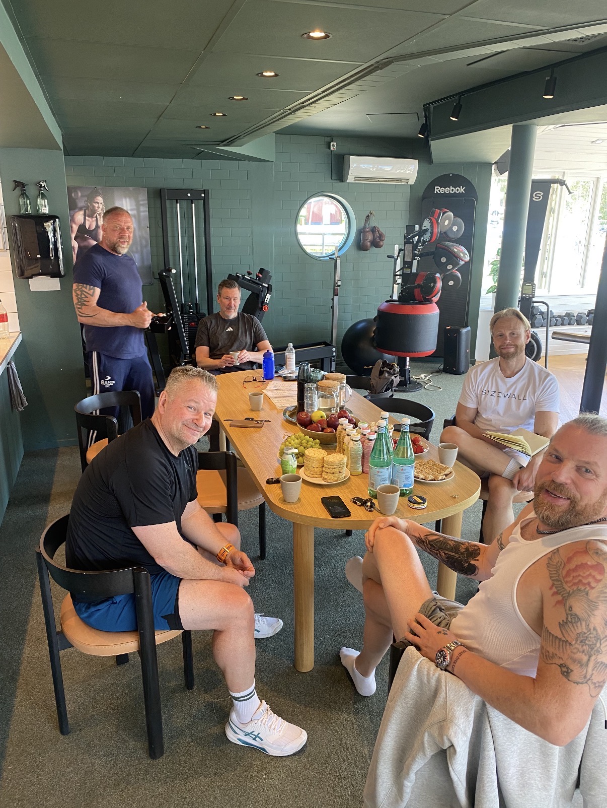 Gemensam träff på Hotellvikens Gym